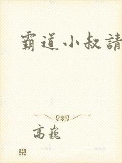 霸道小叔请轻撩