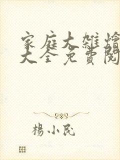 家庭大杂烩小说大全免费阅读封面