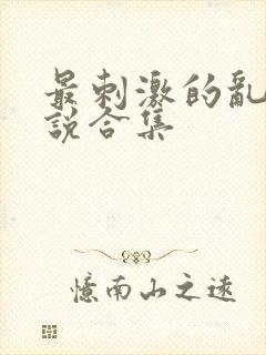 最刺激的乱惀小说合集
