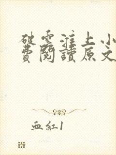 破云淮上小说免费阅读原文