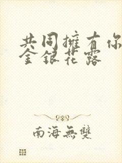 共同拥有你by金银花露