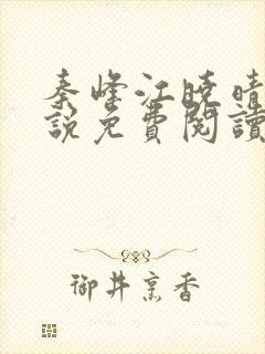 秦峰江晓晴的小说免费阅读