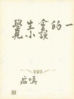 学生会的一己之见小说封面