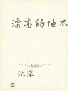 漂亮的他不说话