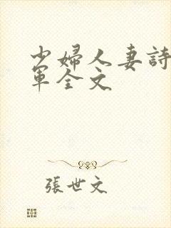 少妇人妻诗雨小军全文封面