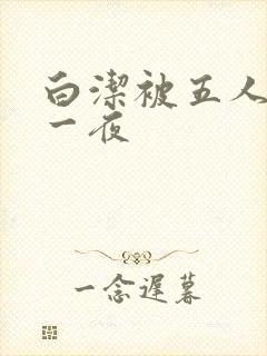 白洁被五人糟蹋一夜封面