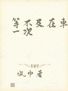 等不及在车里做一次