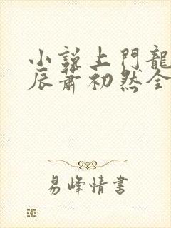 小说上门龙婿叶辰萧初然全免全集封面