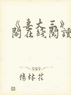 《妻大三》笔趣阁在线阅读