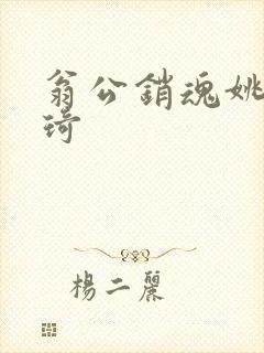 翁公销魂姚瑶琦琦