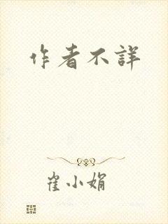 作者不详封面