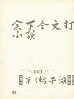 余下全文打不开小说