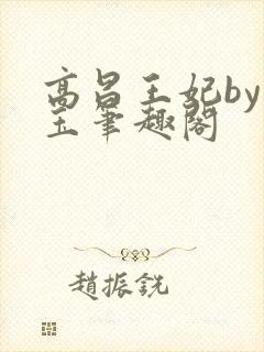 高昌王妃by黛玉笔趣阁