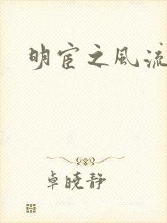 明宦之风流无边封面