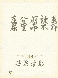 在公厕被万人c尿里面不许漏