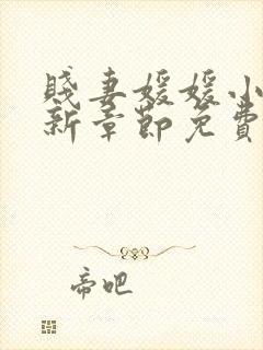 贱妻媛媛小说最新章节免费阅读