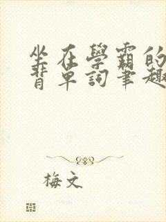 坐在学霸的鸡上背单词笔趣阁