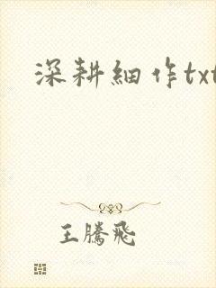 深耕细作txt