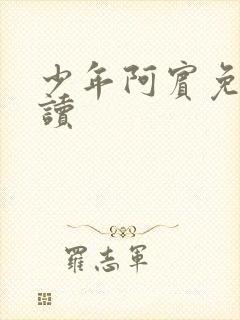 少年阿宾免费阅读