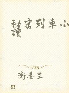 秘密列车小说阅读