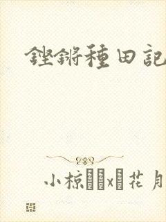铿锵种田记事封面