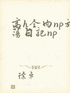 高h全肉np放荡日记np