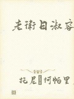 老卫日淑容封面