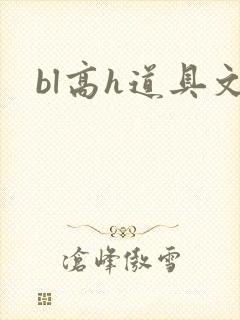 bl高h道具文封面
