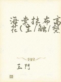 海棠抹布高岭之花(生/触/双)