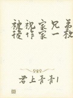 被祝家兄弟共享后作家一枚夹心饼封面