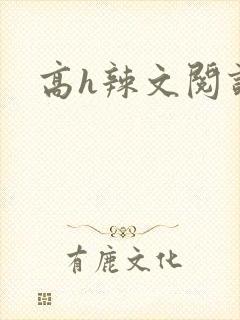 高h辣文阅读
