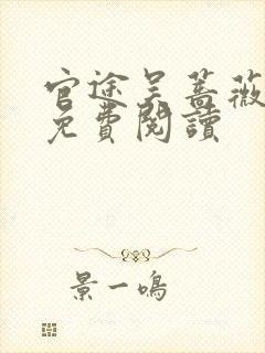 官途吴蔷薇全文免费阅读