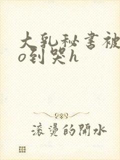 大乳秘书被cao到哭h