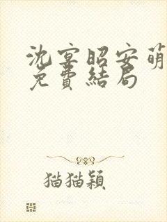 沈宴昭安萌全文免费结局