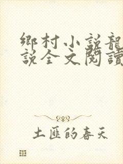 乡村小说龙根小说全文阅读