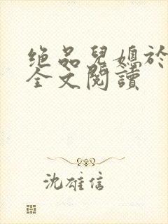 绝品儿媳于素欣全文阅读封面