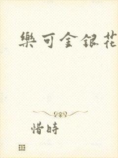 乐可金银花小说封面
