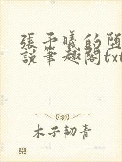 张予曦的堕落小说笔趣阁txt