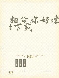 相公你好坏txt下载