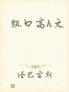 粗口高h文