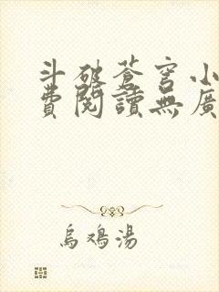 斗破苍穹小说免费阅读无广告无弹窗