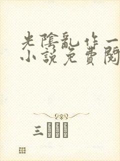 光阴乱作一团的小说免费阅读