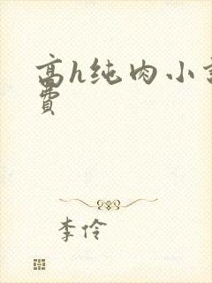 高h纯肉小说免费封面