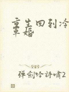 重生回到冷战前军婚