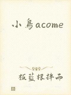 小鸟acome