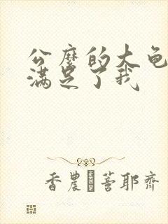 公么的大龟强大满足了我