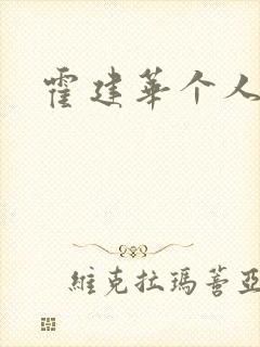 霍建华个人简历