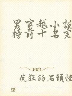 男穿越小说排行榜前十名完结篇