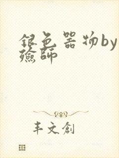 银色器物by入殓师封面