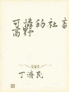 可怜的社畜周颂商野封面